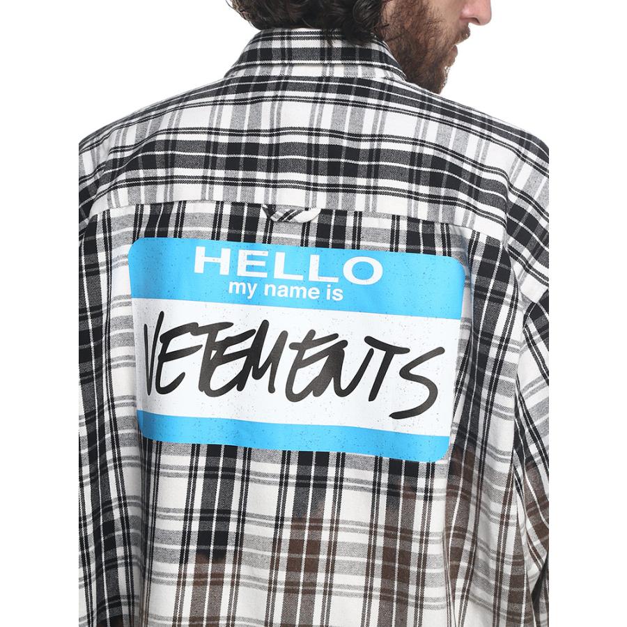 VETEMENTS ヴェトモン シャツ チェックシャツ メンズ VETEMENTS ヴェトモン シャツ チェックシャツ メンズ