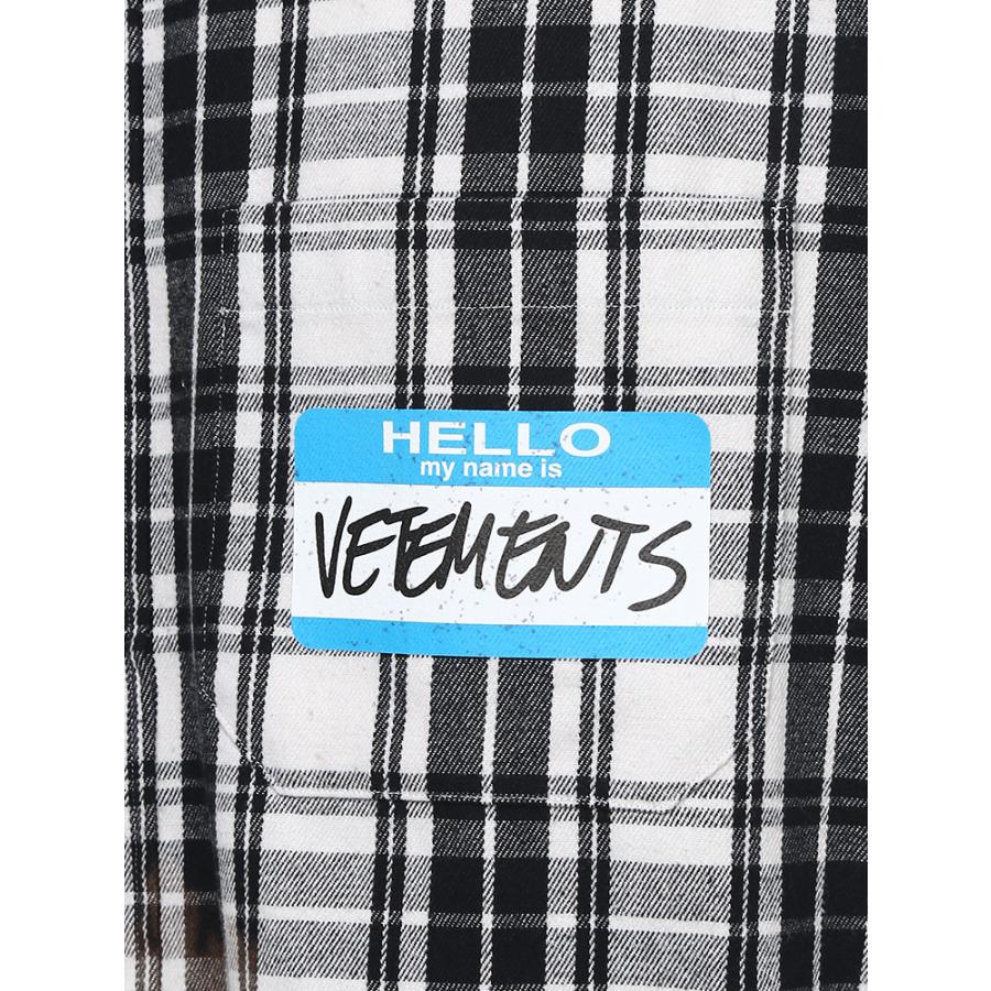 VETEMENTS ヴェトモン シャツ チェックシャツ メンズ VETEMENTS ヴェトモン シャツ チェックシャツ メンズ