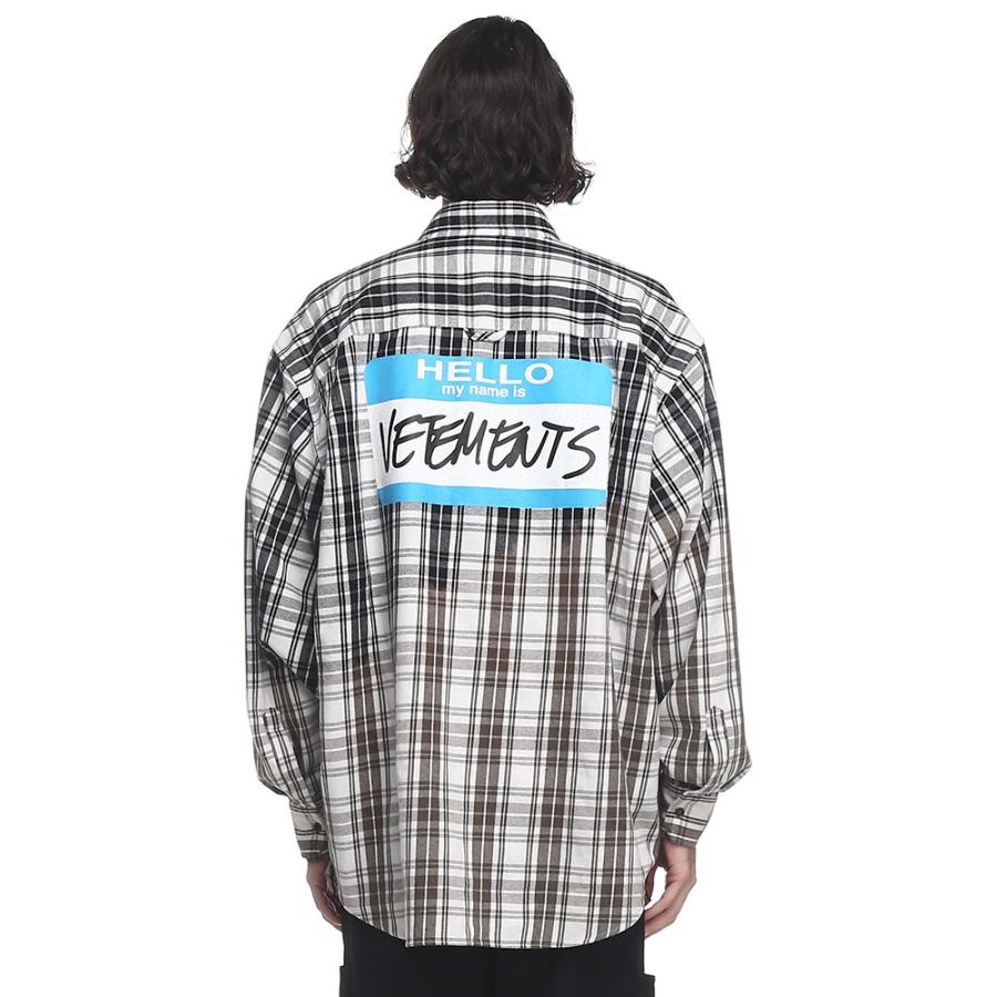 VETEMENTS ヴェトモン シャツ チェックシャツ メンズ VETEMENTS ヴェトモン シャツ チェックシャツ メンズ