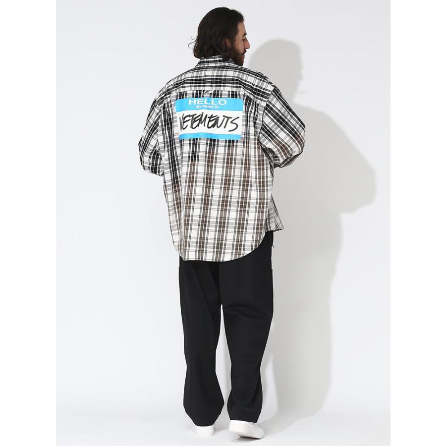 VETEMENTS ヴェトモン シャツ チェックシャツ メンズ VETEMENTS ヴェトモン シャツ チェックシャツ メンズ