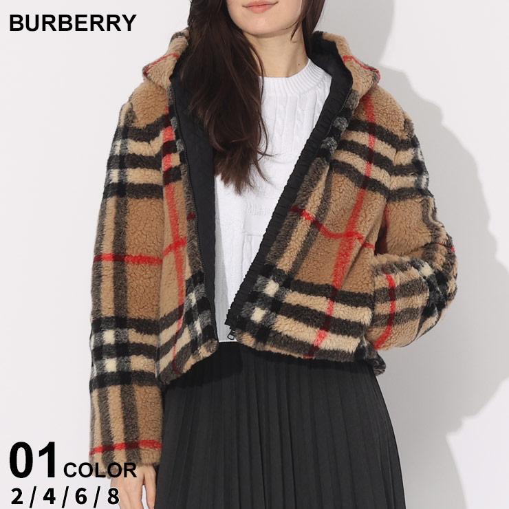 BURBERRY バーバリー アウター レディース ボア チェック BURBERRY バーバリー アウター レディース ボア チェック