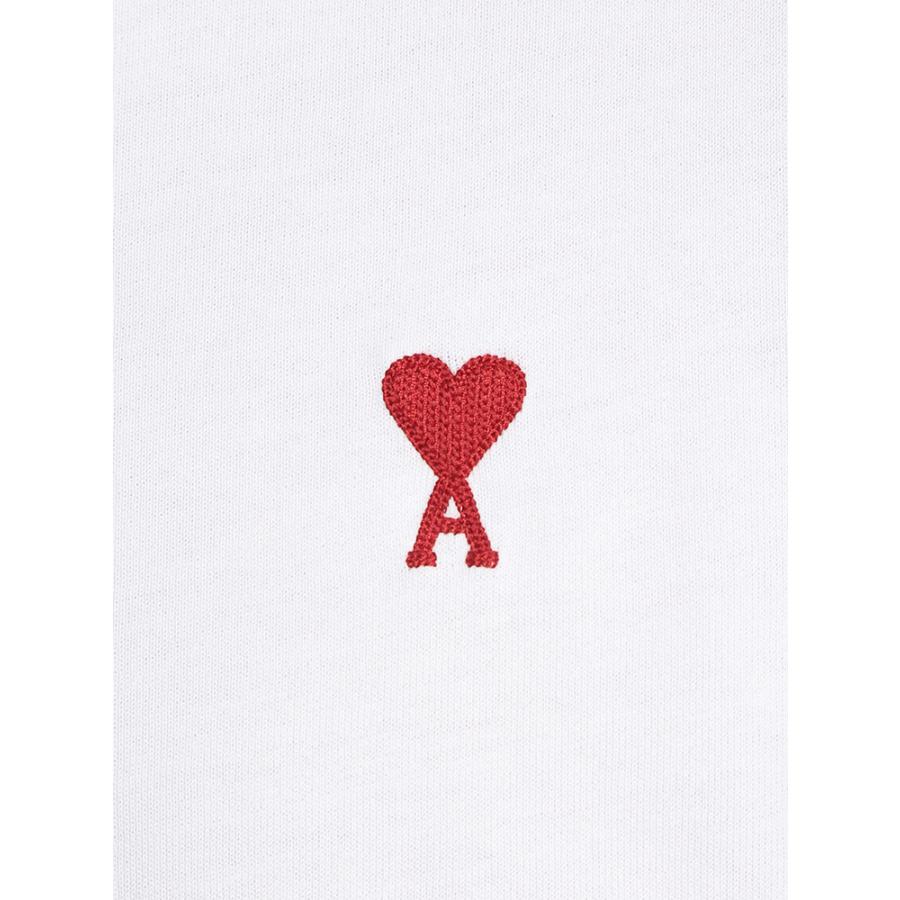 アミパリス Tシャツ 長袖 AMI PARIS メンズ ロンT ロゴ 刺繍 Ami de Coeur ブランド トップス レディース AMUTS205726｜zen｜04