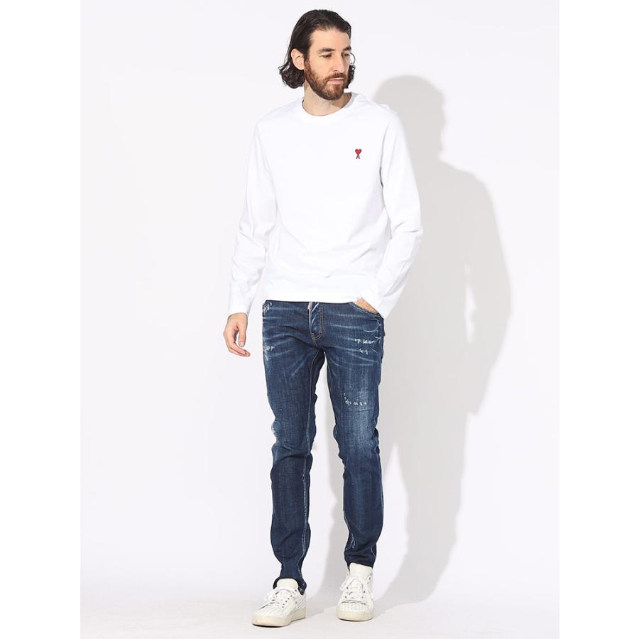 AMI Alexandre Mattiussi アミパリス Tシャツ 長袖 PARIS メンズ AMI Alexandre Mattiussi アミパリス Tシャツ 長袖 PARIS メンズ