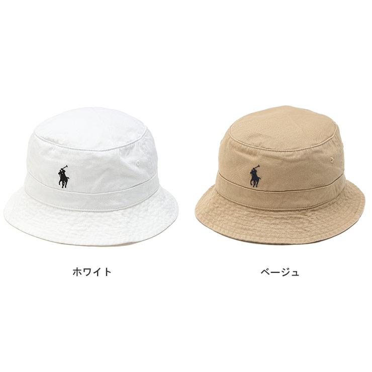 POLO RALPH LAUREN (ポロラルフローレン) クラシック ポニー ロゴ刺繍 コットン バケットハット RL710798567｜zen｜02