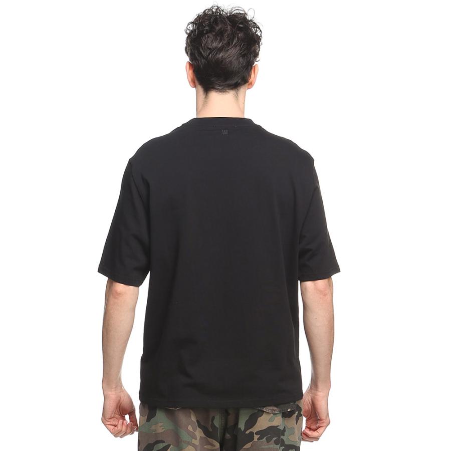 アミパリス Tシャツ AMI PARIS メンズ カットソー 半袖 コットン100％ 胸ロゴ刺繍レディース AMBFUTS005726｜zen｜08