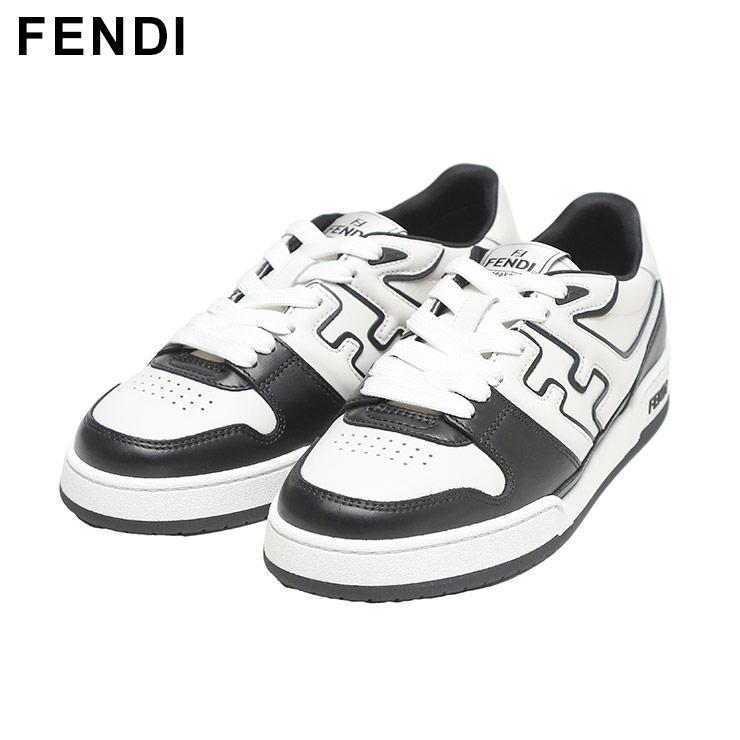 FENDI（フェンディ） レザー マッチ スニーカー メンズ FD7E1643AOMN