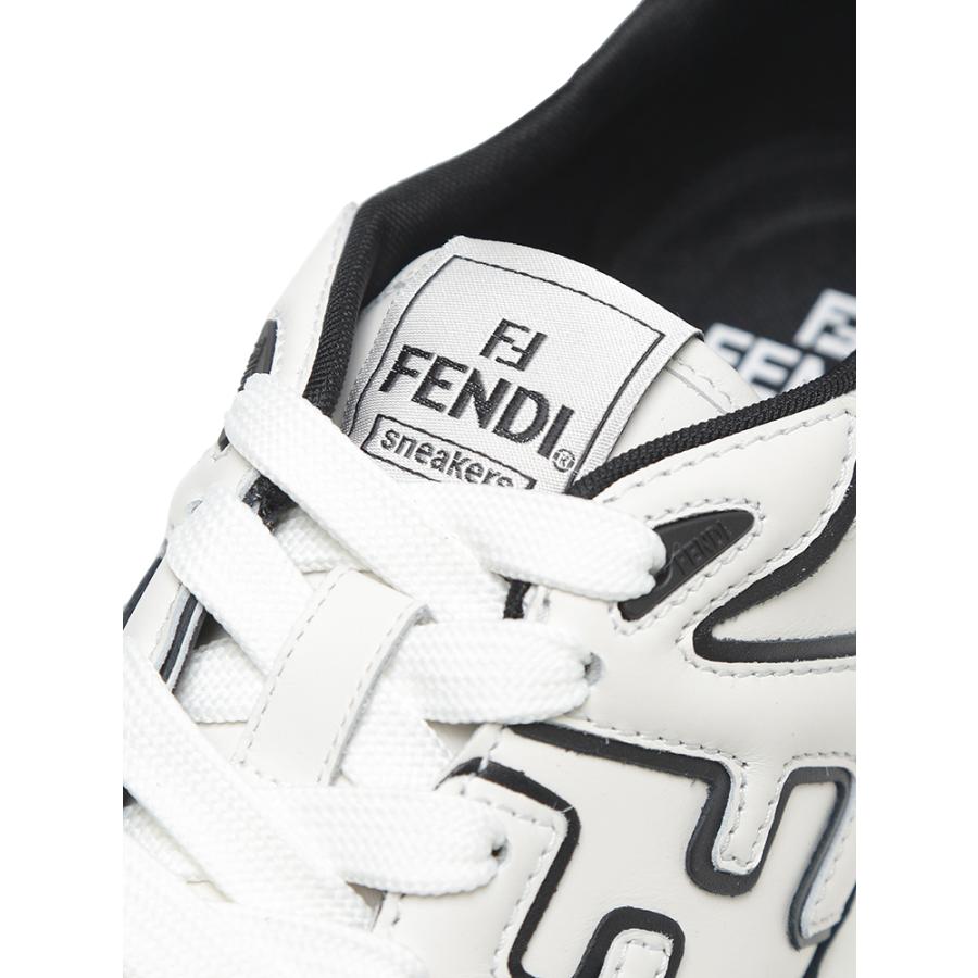 ☘MONOTONE☘イイねフォロー割有様 FENDIフェンディ スニーカー FENDI（フェンディ） レザー マッチ スニーカー メンズ FD7E1643AOMN