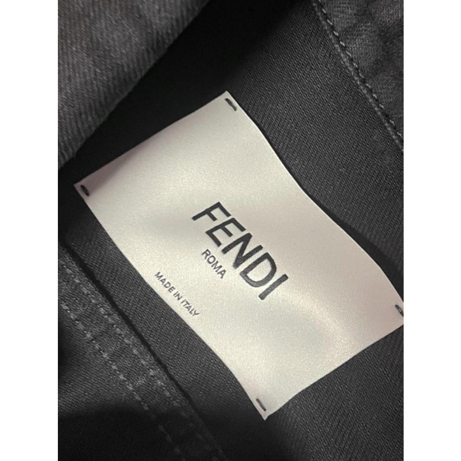 FENDI（フェンディ） デニムジャケット レディース ロゴプリント フル