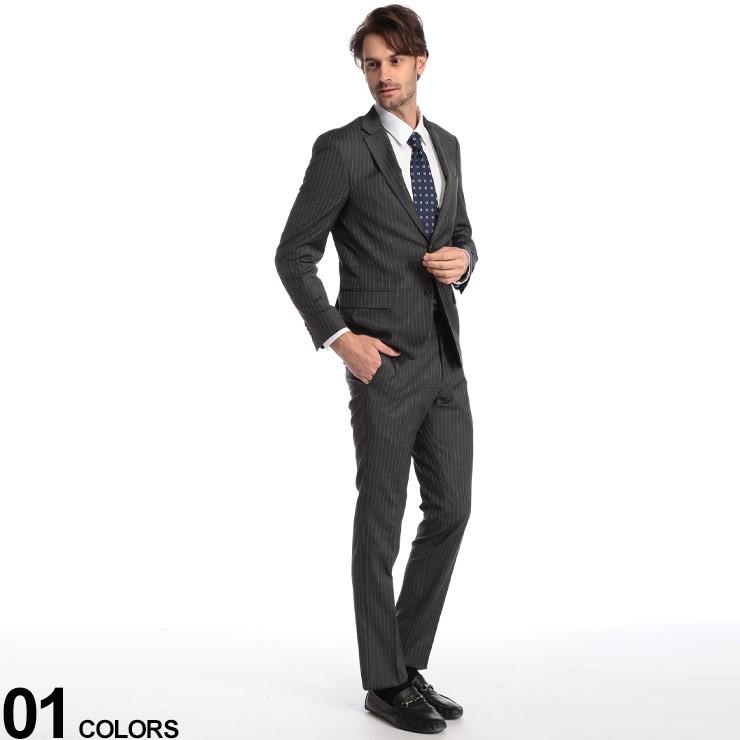 トミーヒルフィガー メンズ スーツ Tommy Hilfiger ストレッチ ウール ストライプ シングル 2ツ釦 2b Gray ブランド ビジネス ノータック Tmlowenasb0126 ゼンオンライン 通販 Yahoo ショッピング