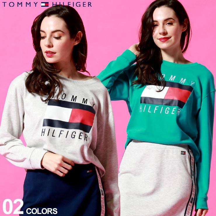 トミー ヒルフィガー レディース Tommy Hilfiger ロゴ 刺繍 プリント クルーネック トレーナー ブランド トップス スウェット スエット Tmltpt ゼンオンライン 通販 Yahoo ショッピング