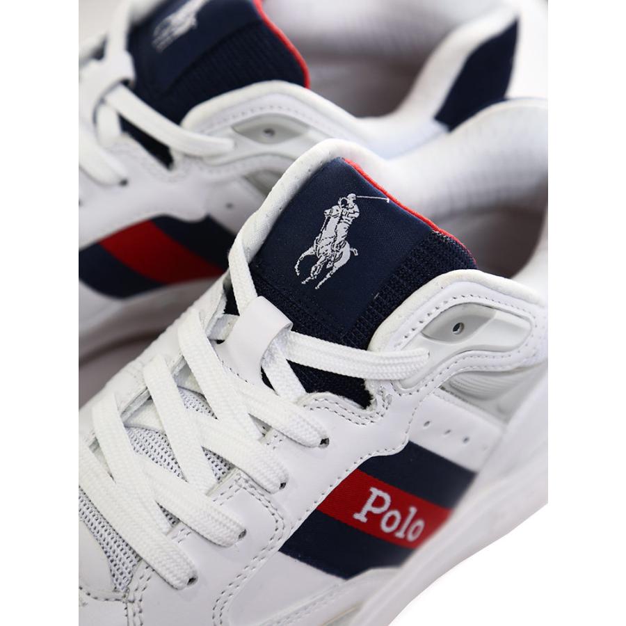 ポロ ラルフローレン Polo Ralph Lauren レザー ロゴ スニーカー ブランド メンズ シューズ 靴 ミッドカット Rl ゼンオンライン 通販 Yahoo ショッピング