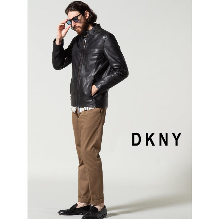 DKNY メンズ ダナキャラン ニューヨーク ジャケット 革ジャン