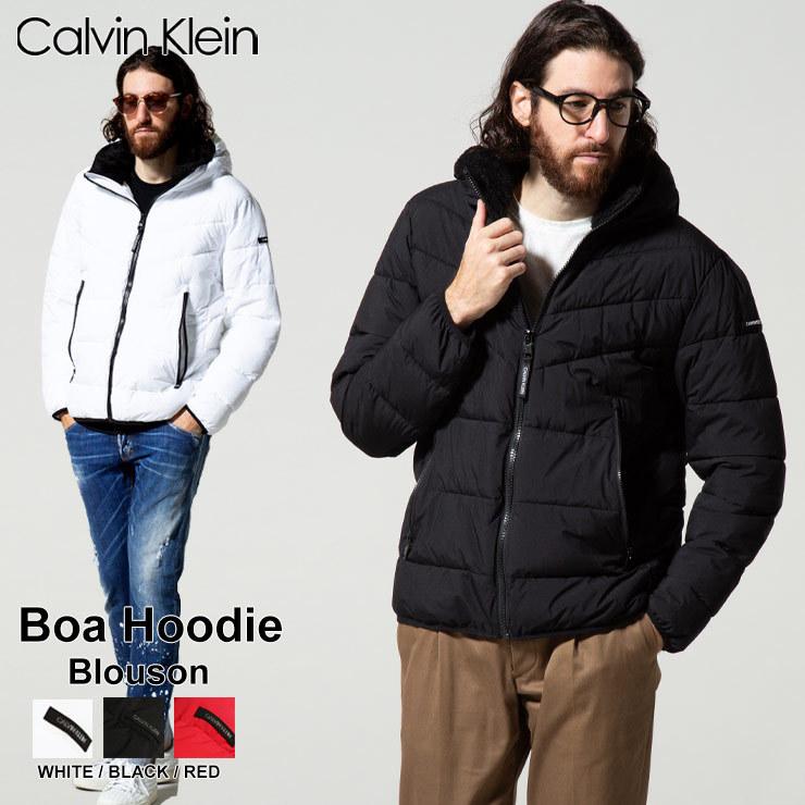 カルバンクライン メンズ Calvin Klein Ck ボアフード 中綿 ジャケット ブランド アウター パディング ブルゾン 黒 白 赤 Ckcm1551 ゼンオンライン 通販 Yahoo ショッピング