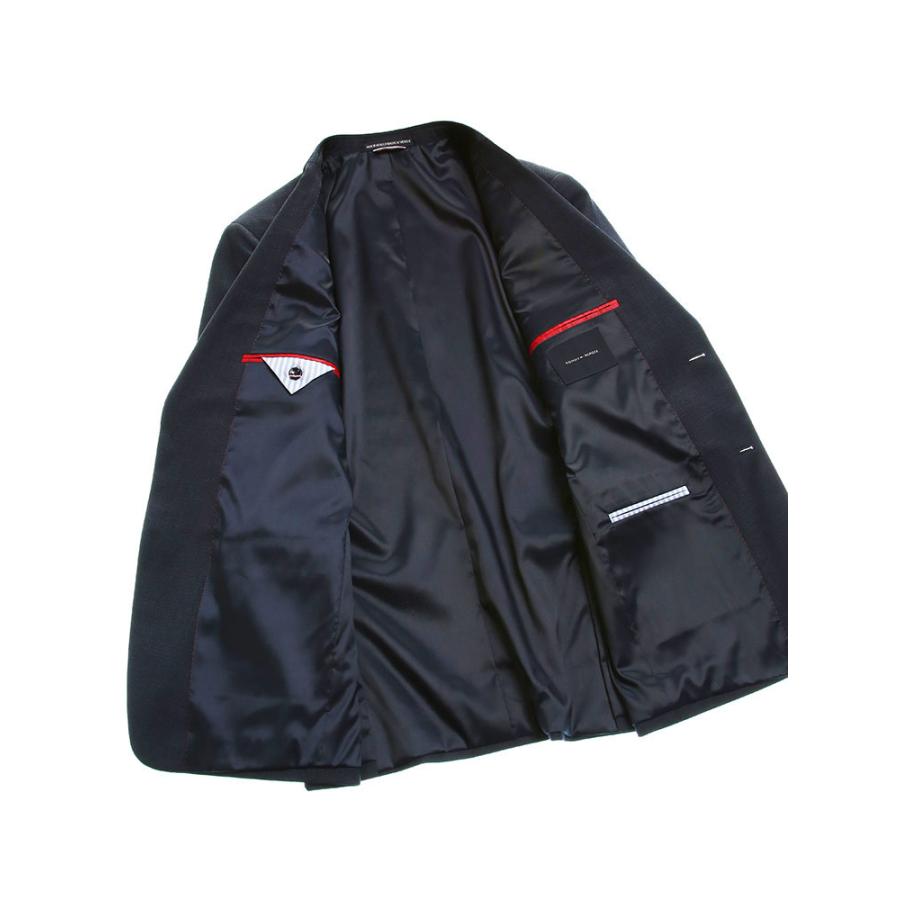 トミーヒルフィガー メンズ TOMMY HILFIGER ウール ストレッチ マイクロピンチェック シングル 2ツ釦 スーツ ブランド TMVAFF2ASB0116C  2021AW｜zen｜08