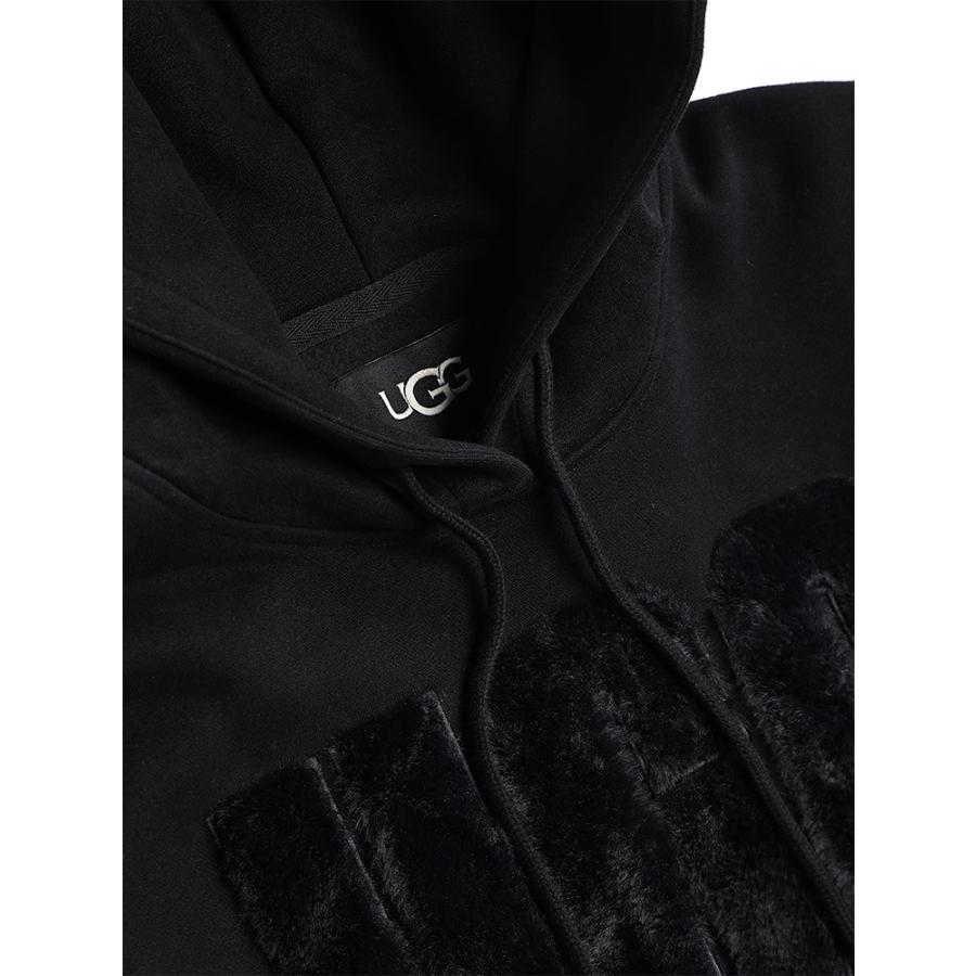 UGG Australia（アグオーストラリア） ファー ロゴ パーカー REY FUZZY