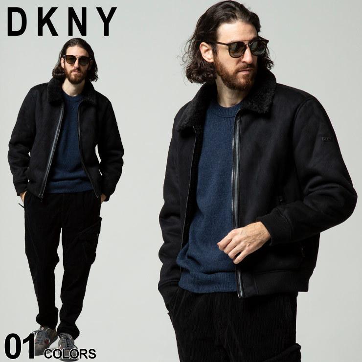 DKNY ダナキャランDKNY (ダナキャランニューヨーク) フェイクムートン フルジップ ジャケット DKDX9MS846