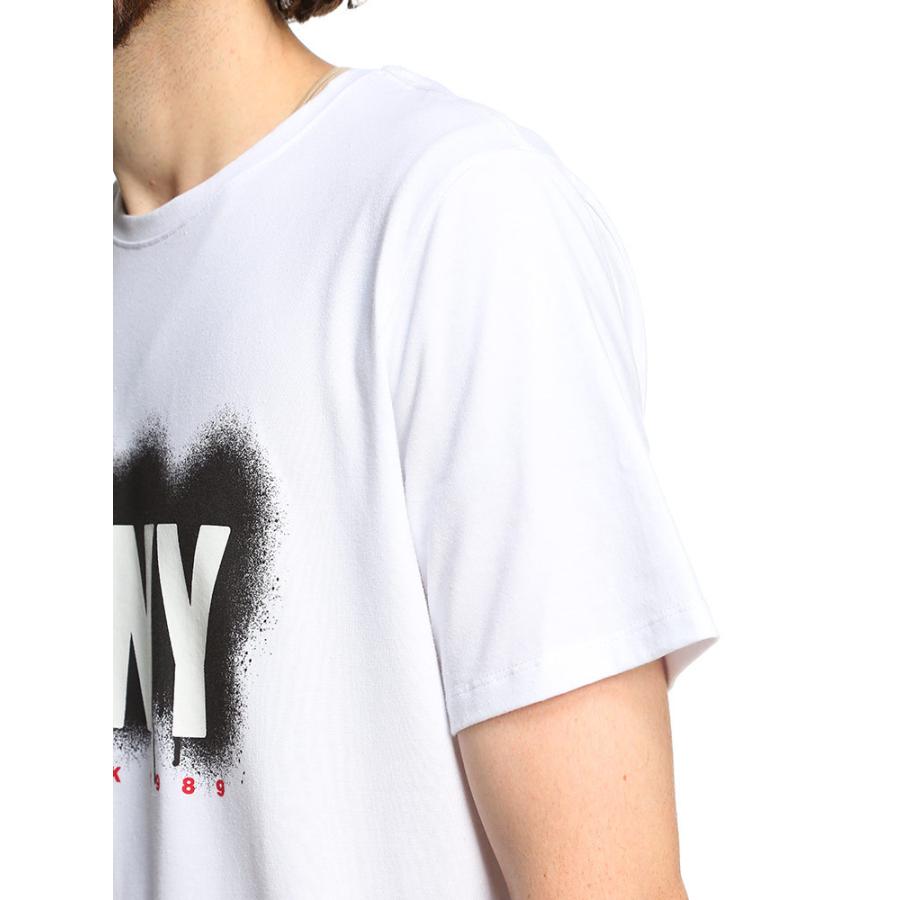 ダナキャランニューヨーク メンズ Tシャツ 半袖 DKNY ブランド シャツ カットソー ロゴ ロゴプリント モノトーン DKDK00GT095