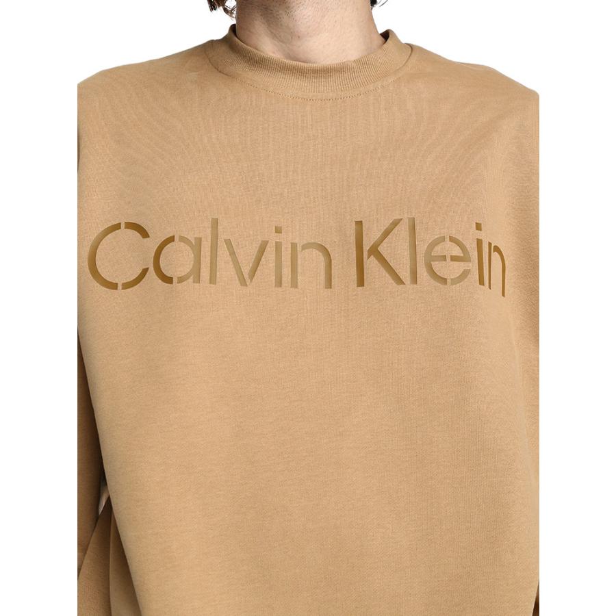 カルバンクライン メンズ トレーナー Calvin Klein ブランド スウェット トップス プルオーバー ロゴ プリント クルーネック 長袖 CK40JM201｜zen｜03