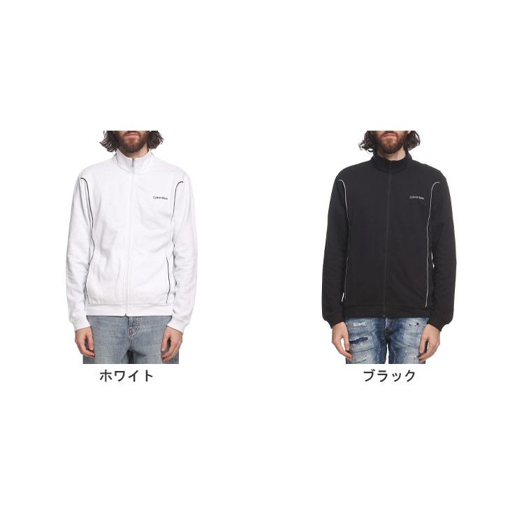 Calvin Klein (カルバンクライン) ロゴ刺繍 ハイネック トラック Calvin Klein (カルバンクライン) ロゴ刺繍 ハイネック トラック