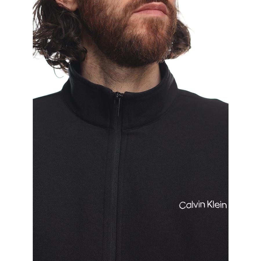 Calvin Klein (カルバンクライン) ロゴ刺繍 ハイネック トラック Calvin Klein (カルバンクライン) ロゴ刺繍 ハイネック トラック