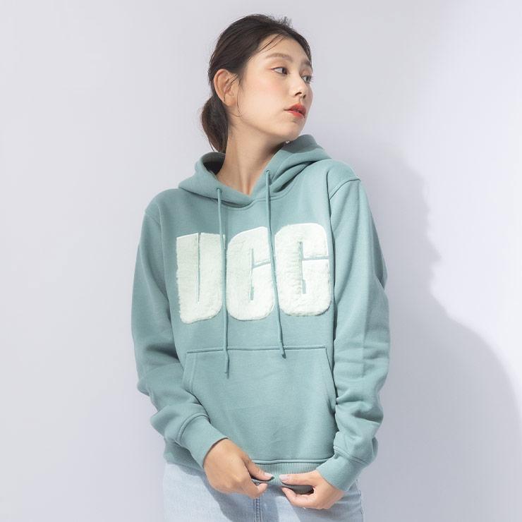 UGG レイファジーロゴフーディRey Fuzzy Logoパーカー UGG レイファジーロゴフーディRey Fuzzy Logoパーカー 【公式通販】