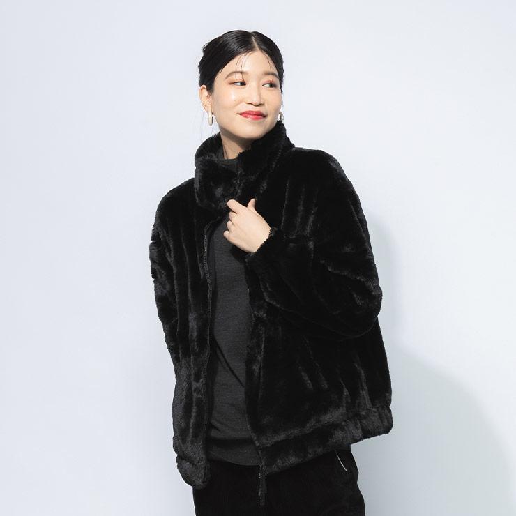 アグ UGG フェイクファー フルジップ ジャケット UGGL1161090 