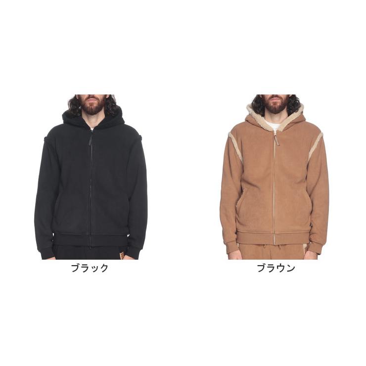 UGG アグ 裏ボア フルジップ フリースパーカー メンズ Evren UGG アグ 裏ボア フルジップ フリースパーカー メンズ Evren
