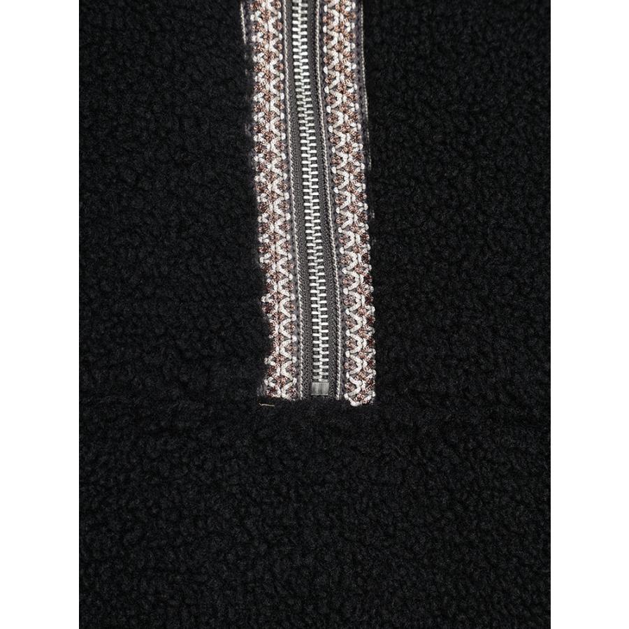 UGG（アグ） 裏フリース ハーフジップ ボアジャケット メンズ braid