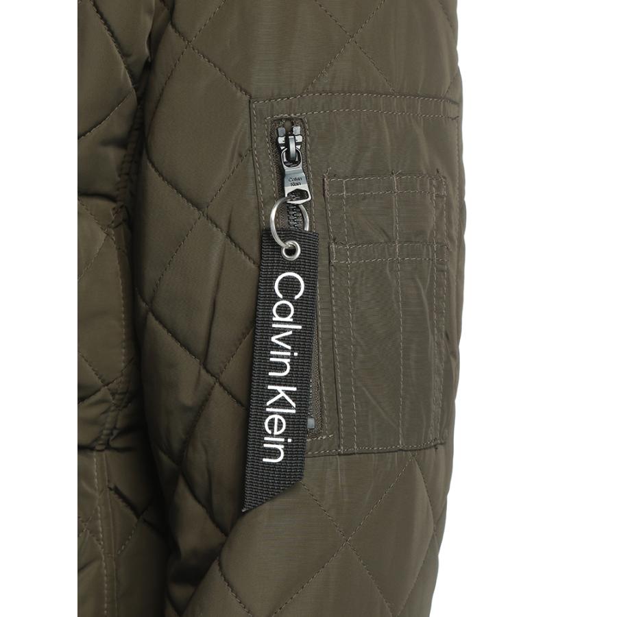 カルバンクライン キルティング ボマー ジャケット M オリーブ MA-1 Calvin Klein（カルバン・クライン） 【並行輸入品】カルバンクライン