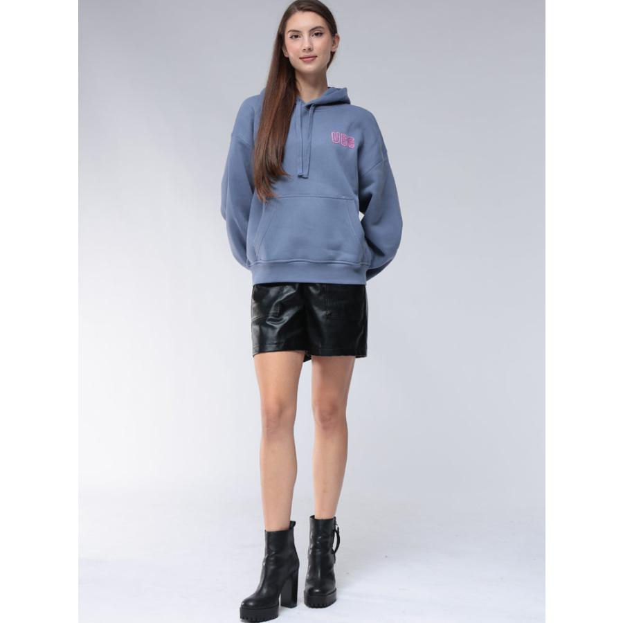 UGG（アグ） フーディ トップス レディース スウェット 裏起毛 胸ロゴ