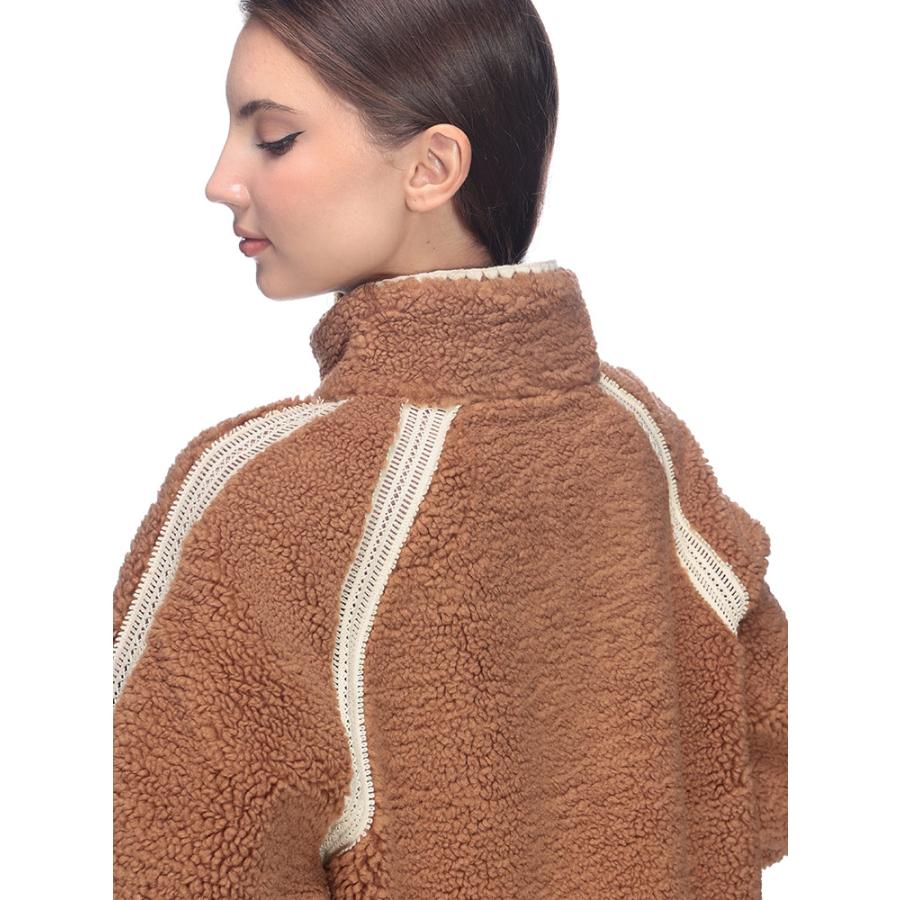 UGG（アグ） 裏フリース フルジップ ボアジャケット Nikia Crochet