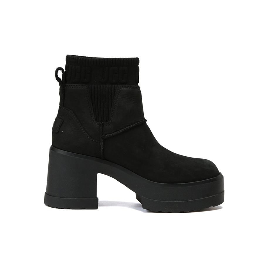 UGG（アグ） ショートブーツ 靴 レディース ニットゴア ロゴ 厚底 盛