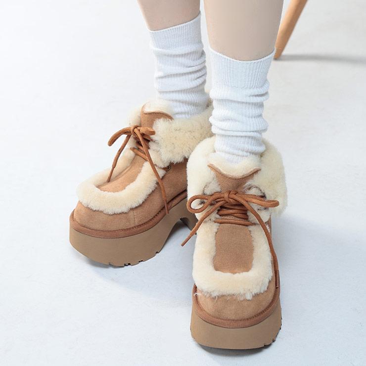 UGG アグ ブーツ 靴 レディース スエード ボア ショートブーツ