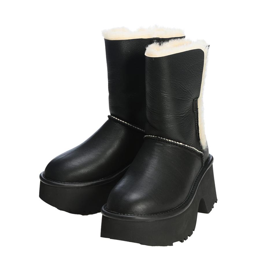 UGG（アグ） ブーツ ショート ムートンブーツ エスミーレザーブーツ