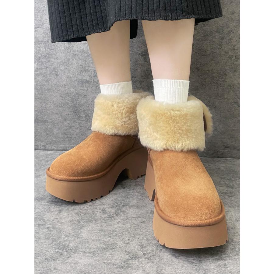 UGG（アグ） ブーツ ショート ムートンブーツ エスミーブーツ 厚底