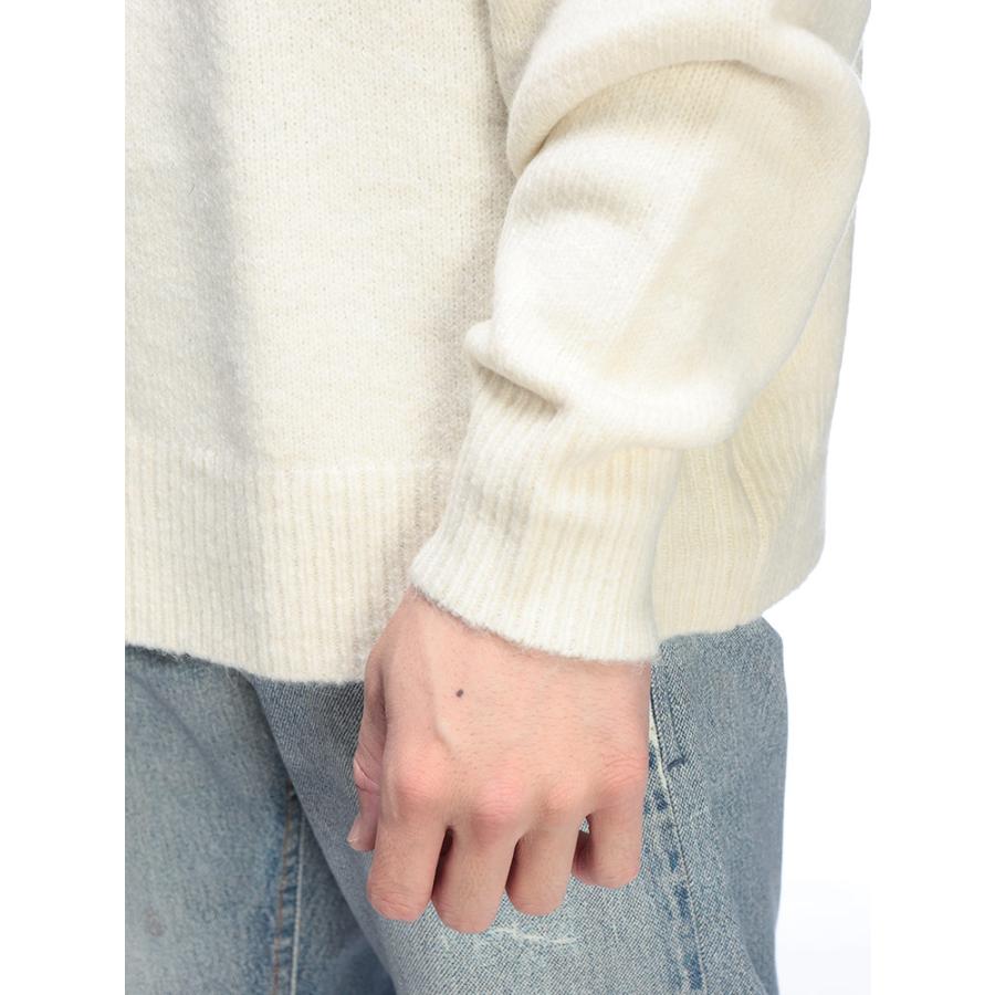 UGG（アグ） ニット メンズ ロゴ ライン クルーネック ウール セーター