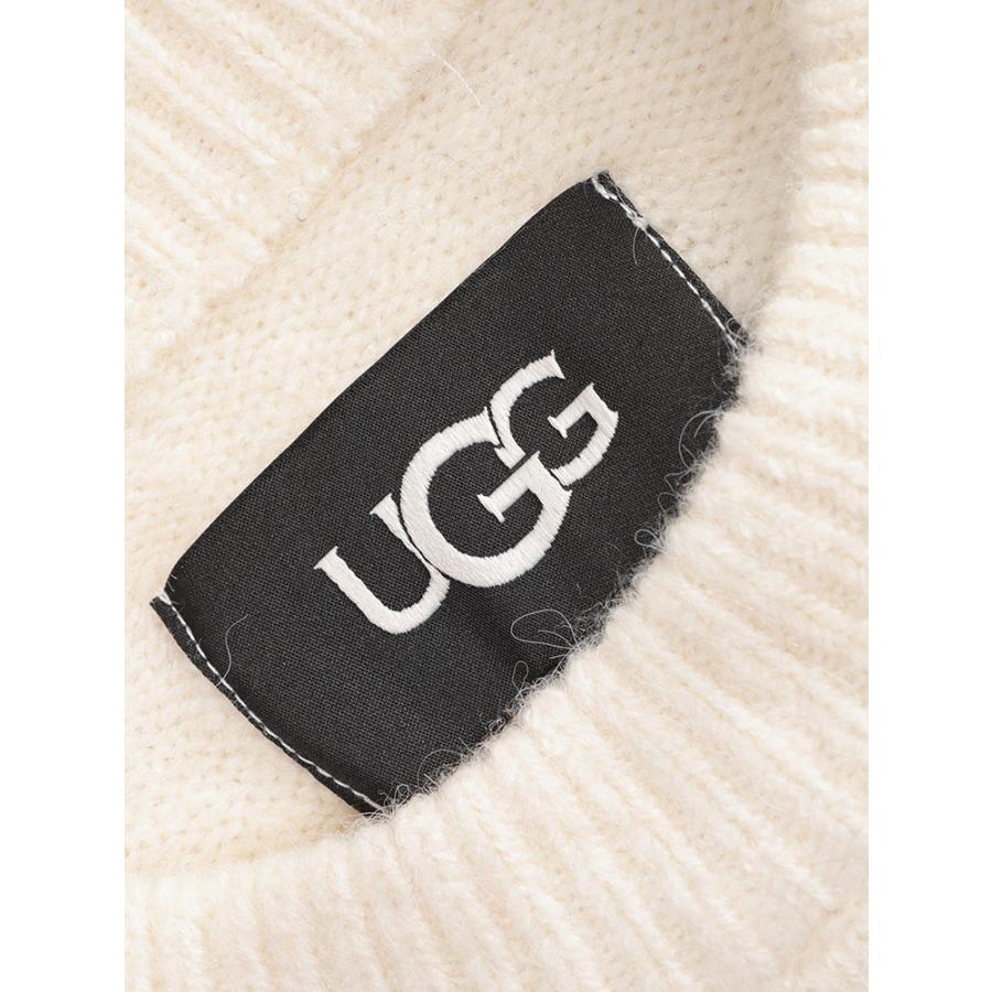 UGG（アグ） ニット メンズ ロゴ ライン クルーネック ウール セーター