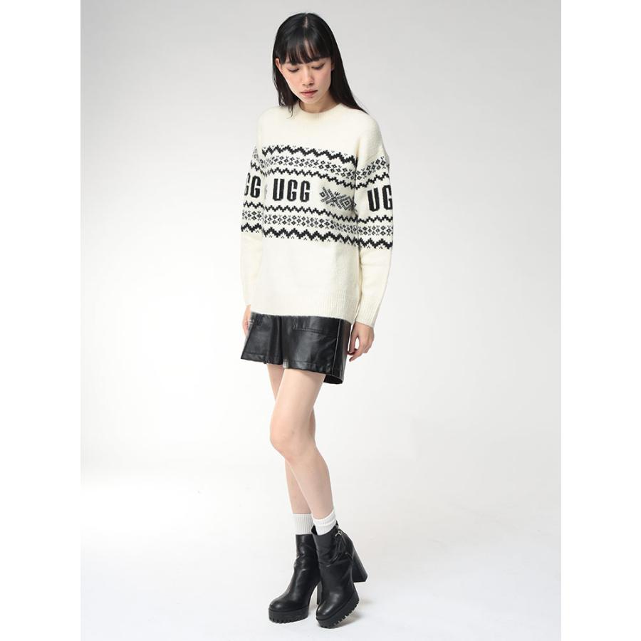 UGG（アグ） メンズ ニット レディース ライン ロゴ クルーネック