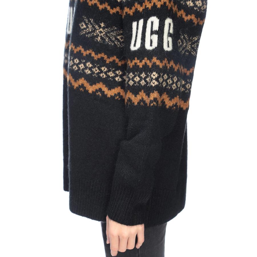 UGG（アグ） メンズ ニット レディース ライン ロゴ クルーネック