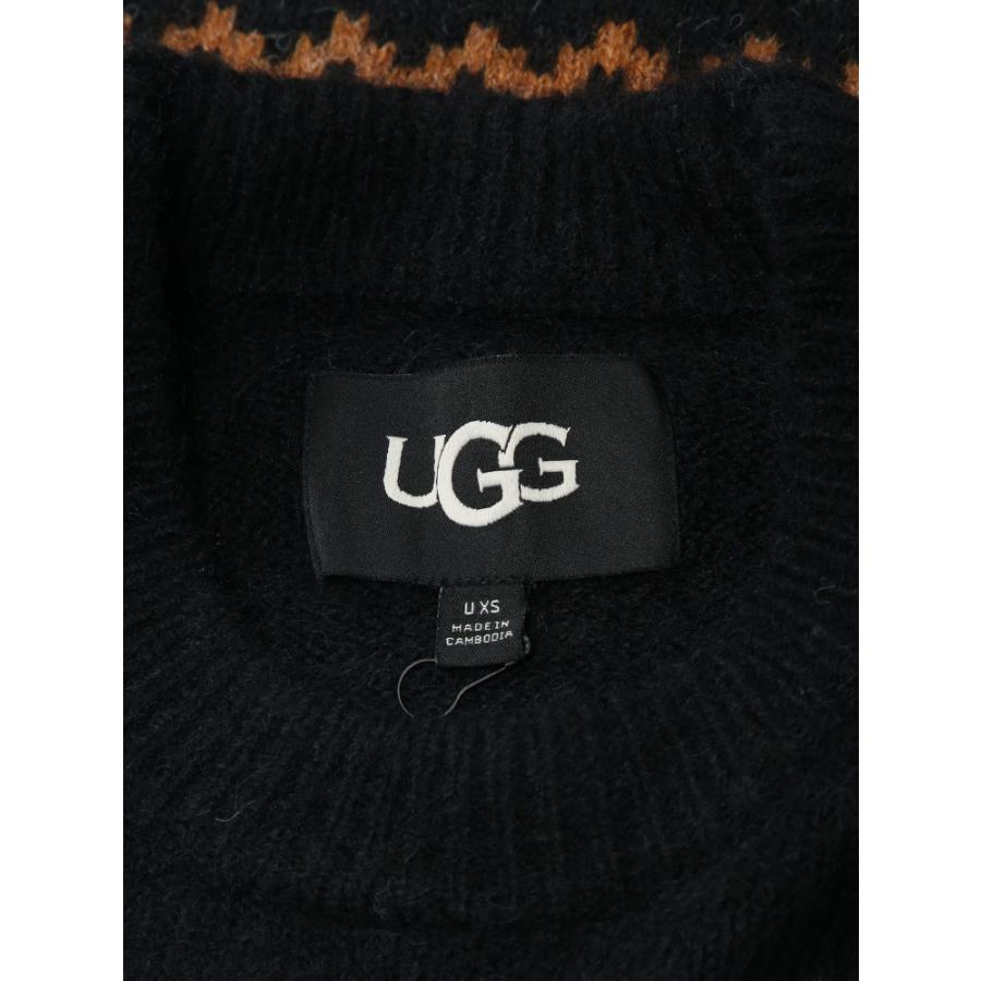 UGG（アグ） メンズ ニット レディース ライン ロゴ クルーネック