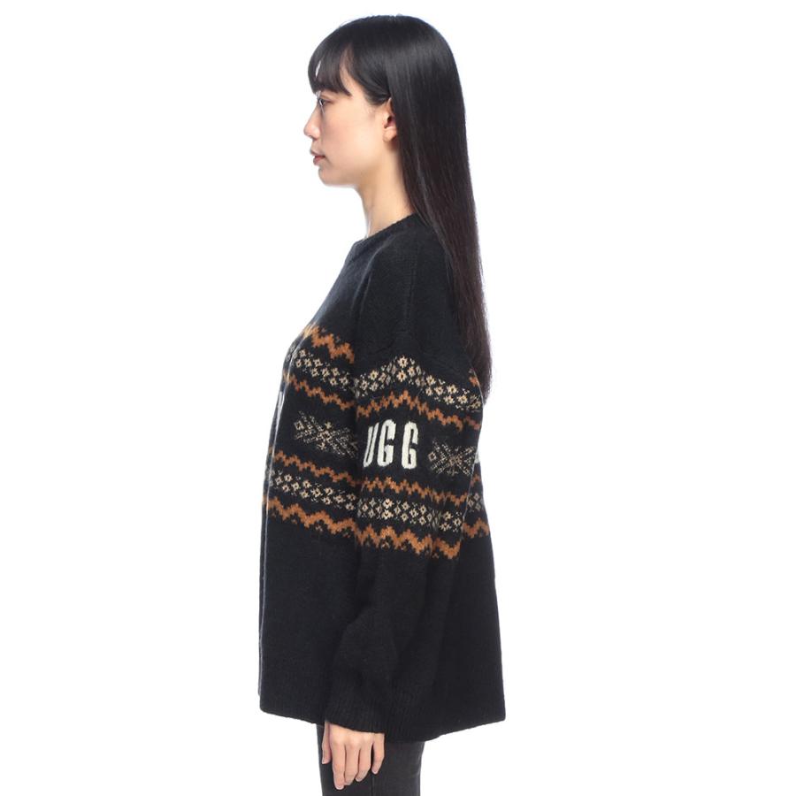 UGG（アグ） メンズ ニット レディース ライン ロゴ クルーネック