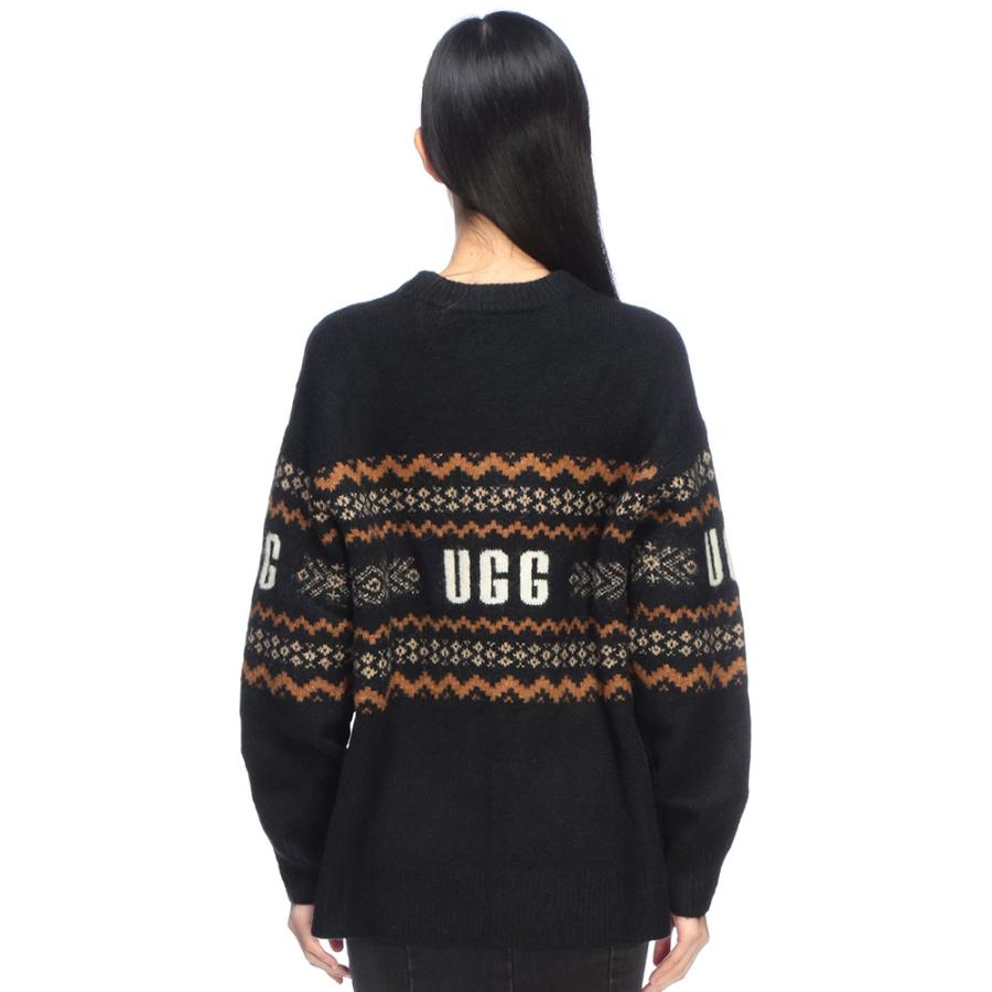 UGG（アグ） メンズ ニット レディース ライン ロゴ クルーネック