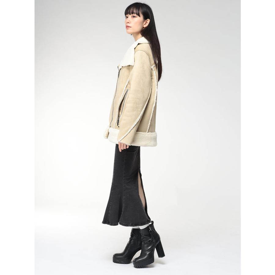 UGG（アグ） ブルゾン レディース ムートンジャケット ボア切り替え