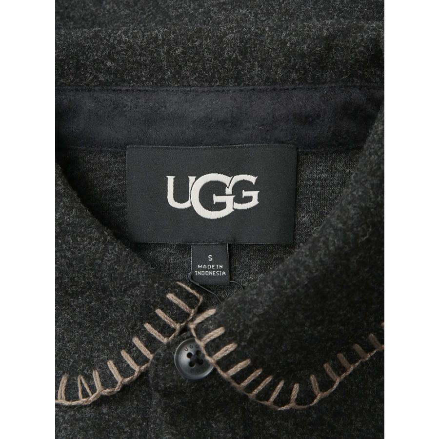 UGG（アグ） ジャケット レディース ロゴ ステッチ フルボタン