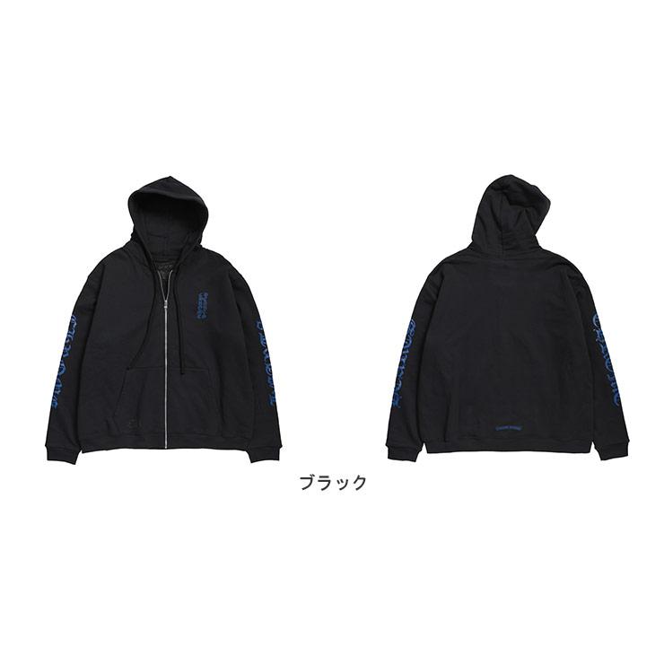 CHROME HEARTS（クロムハーツ） パーカー メンズ 袖ロゴ ダガージップ
