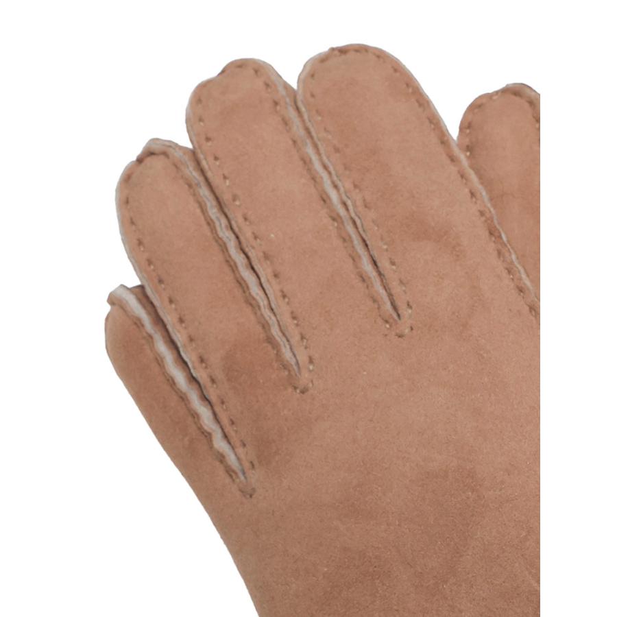 UGG（アグ） 手袋 レディース ロゴ シープスキン ファー ターン カフ