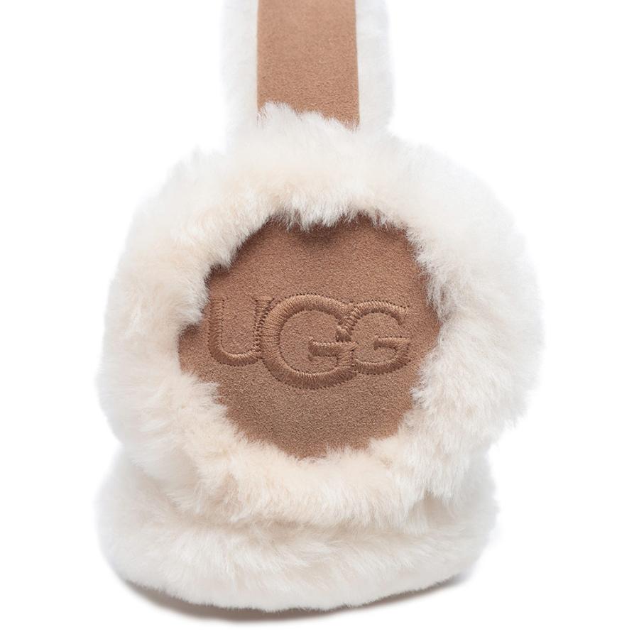 シープスキン UGG 刺繍ロゴイヤーマフ シープスキン UGG 刺繍ロゴイヤーマフ W SHEEPSKIN EMROIDERY EARMUFF