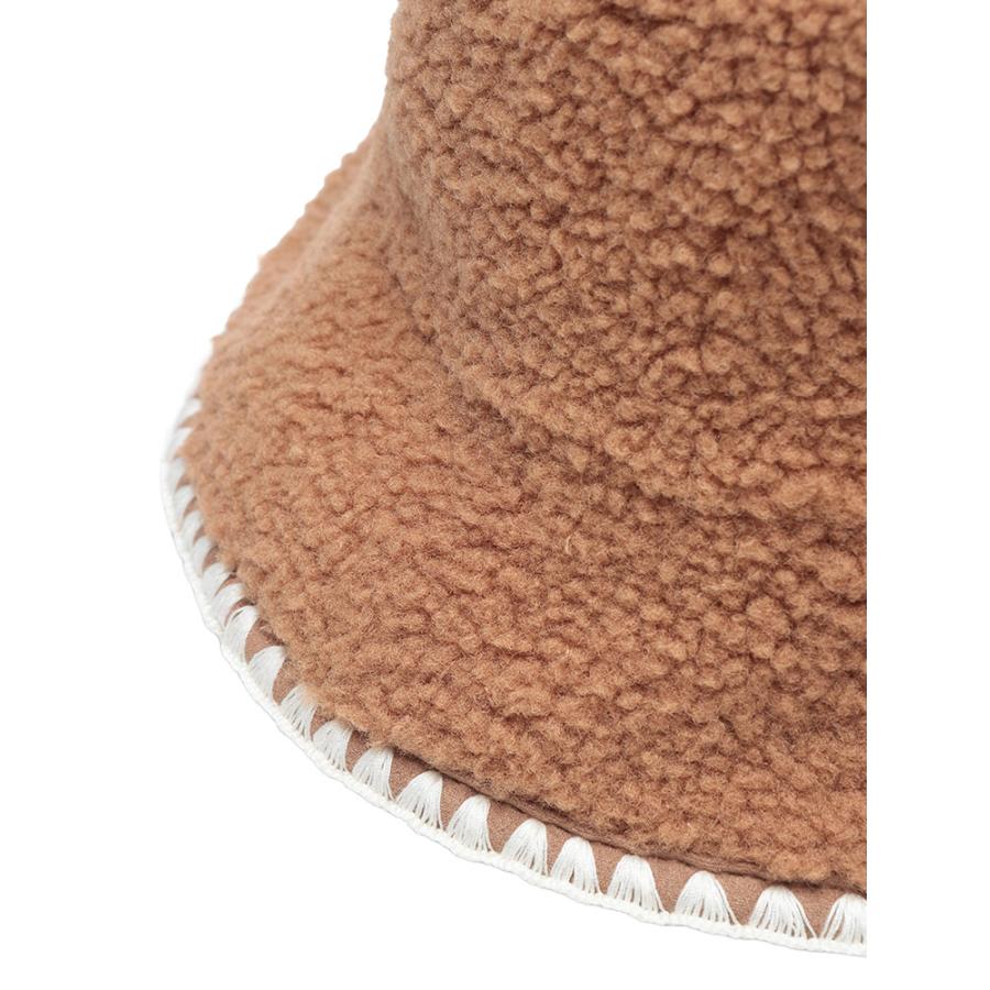 UGG（アグ） バケットハット レディース ロゴ ボア バケット ハット