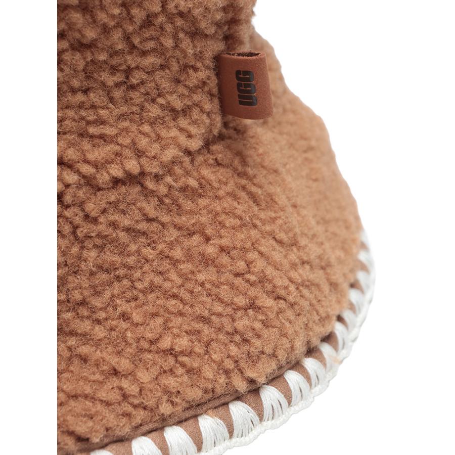 UGG（アグ） バケットハット レディース ロゴ ボア バケット ハット