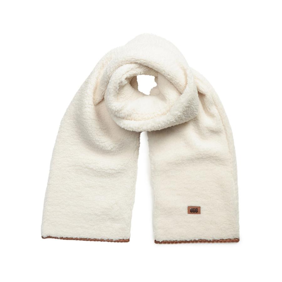 UGG（アグ） マフラー レディース ロゴ ボア マフラー fluff Scalloped